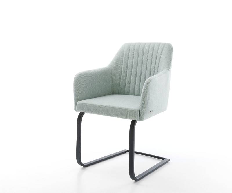 Freischwinger Greg-Flex Stripes Mint Freischwinger flach Schwarz Taschenfederkern Freischwinger Greg-Flex Stripes Mint Freischwinger flach Schwarz Taschenfederkern von DELIFE