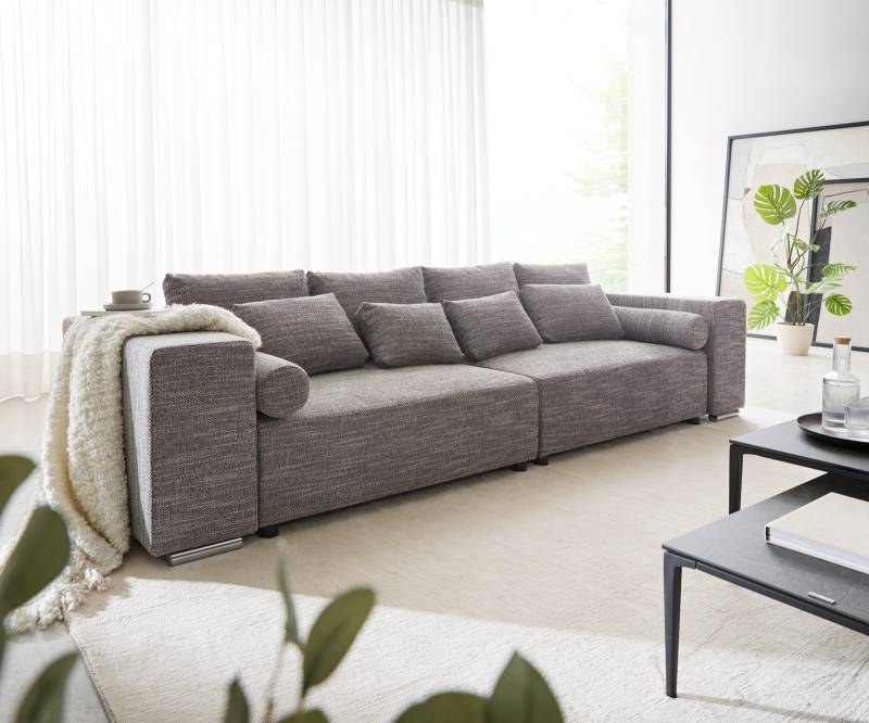 Big-Sofa Marbeya 290x110 cm Hellgrau mit Schlaffunktion Big-Sofa Marbeya 290x110 cm Hellgrau mit Schlaffunktion von DELIFE