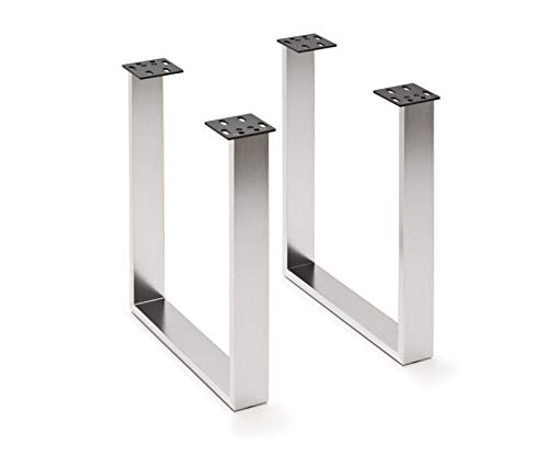 DELIFE Tischbeine Edelstahl Schmal (2er-Set) Tischgestell DELIFE Tischbeine Edelstahl Schmal (2er-Set) Tischgestell von DELIFE