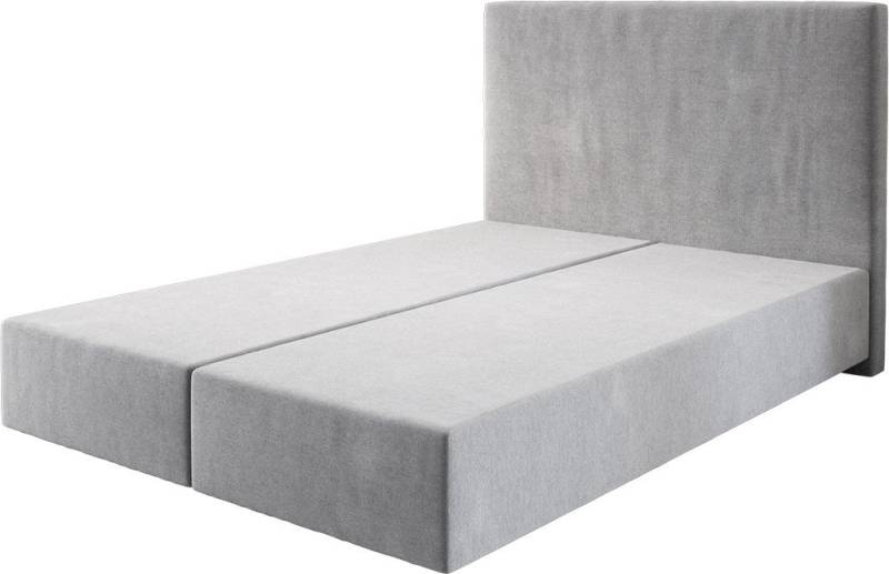 DELIFE Bettgestell Dream-Well, Mikrofaser Grau 140x200 cm Bettgestell von DELIFE