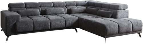 DELIFE Couch Catan Mikrofaser Anthrazit 295x230 Ottomane rechts Relaxfunktion Ecksofa DELIFE Couch Catan Mikrofaser Anthrazit 295x230 Ottomane rechts Relaxfunktion Ecksofa von DELIFE