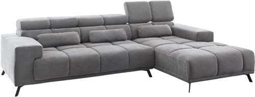 DELIFE Couch Ordino Mikrofaser Grau 285x200 Ottomane rechts Relaxfunktion Ecksofa DELIFE Couch Ordino Mikrofaser Grau 285x200 Ottomane rechts Relaxfunktion Ecksofa von DELIFE