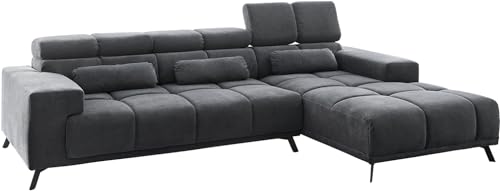DELIFE Couch Ordino Mikrofaser Schwarz 285x200 Ottomane rechts Relaxfunktion Ecksofa DELIFE Couch Ordino Mikrofaser Schwarz 285x200 Ottomane rechts Relaxfunktion Ecksofa von DELIFE