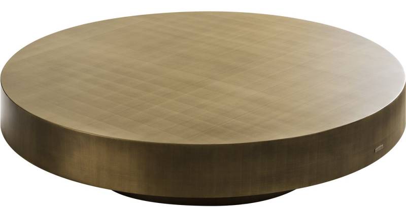 DELIFE Couchtisch Ryo, Metallic Gold 120x30 cm von DELIFE