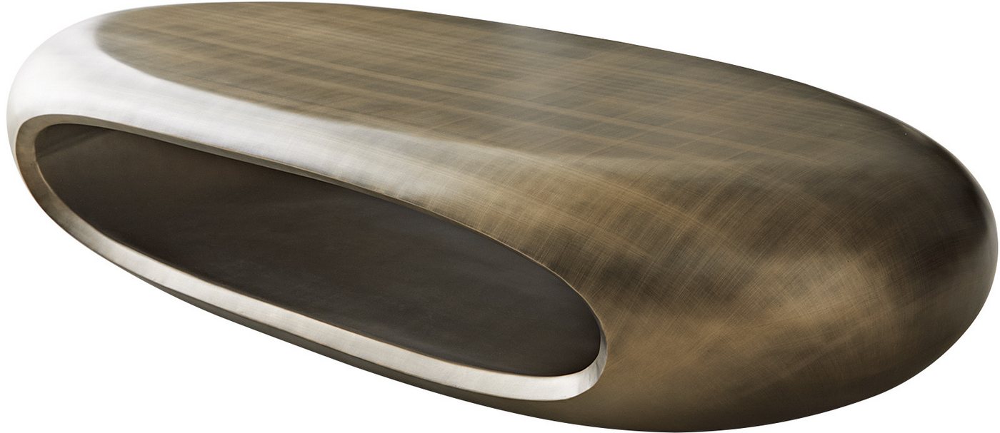 DELIFE Couchtisch Sinor, Metallic Gold 140x65 cm Couchtisch von DELIFE