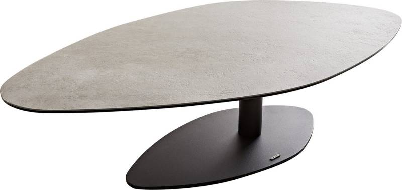 DELIFE Couchtisch Vibana, Keramik Aspetto Concreto Betonfarbig 140x80 cm Gestell Metall Schwarz DELIFE Couchtisch Vibana, Keramik Aspetto Concreto Betonfarbig 140x80 cm Gestell Metall Schwarz von DELIFE