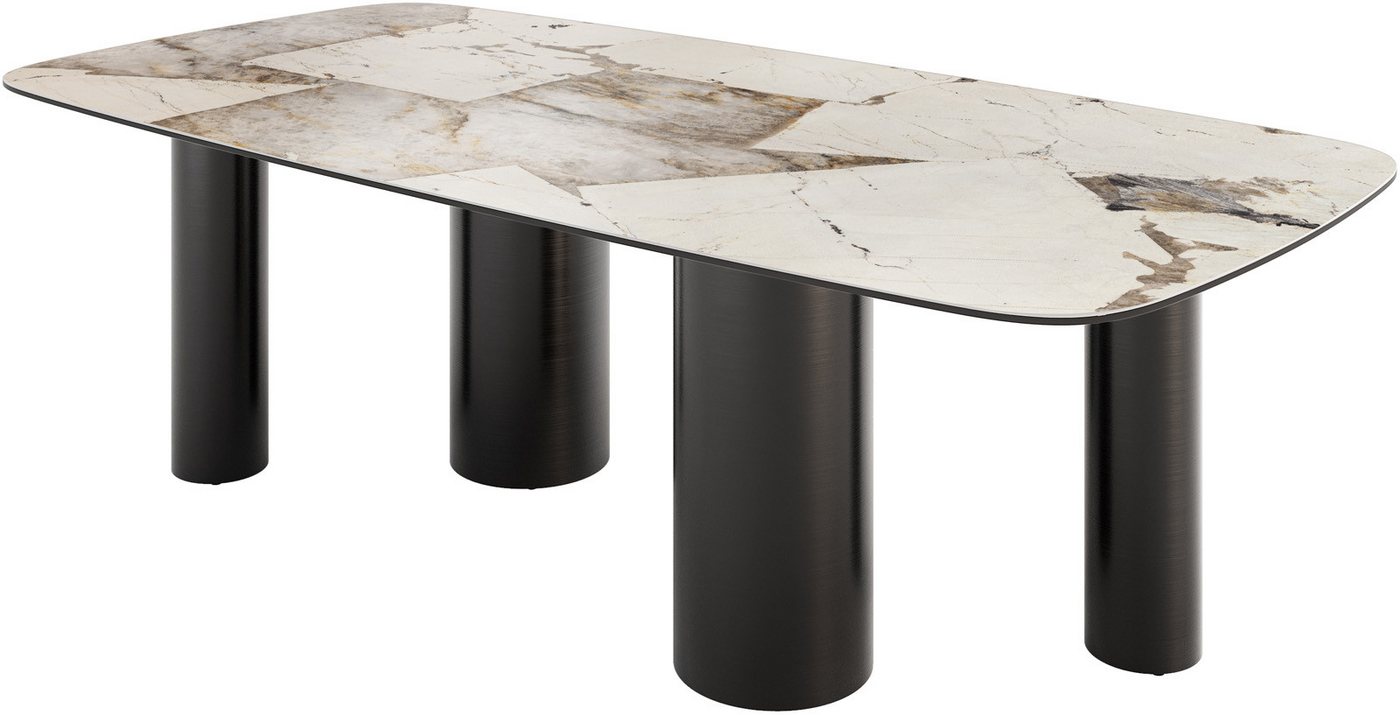 DELIFE Esstisch Edge, Boot Keramik Iris FMG Patagonia Lappato 240x120 Pilier Edelstahl Graph DELIFE Esstisch Edge, Boot Keramik Iris FMG Patagonia Lappato 240x120 Pilier Edelstahl Graph von DELIFE