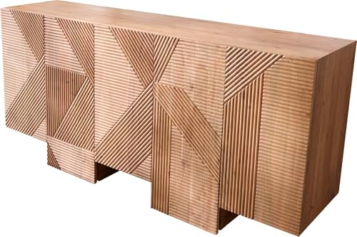 DELIFE Kommode Naxxar Akazie Natur 180 cm 5 Türen Sideboard DELIFE Kommode Naxxar Akazie Natur 180 cm 5 Türen Sideboard von DELIFE