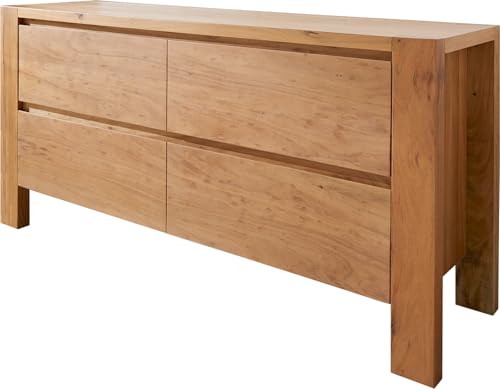 DELIFE Kommode Philon Akazie Natur 150x45 cm 4 Schubladen Sideboard DELIFE Kommode Philon Akazie Natur 150x45 cm 4 Schubladen Sideboard von DELIFE