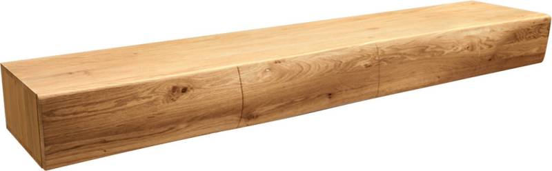 DELIFE Lowboard New, Live-Edge Eiche Natur 200 cm 4 Türen schwebend Lowboard DELIFE Lowboard New, Live-Edge Eiche Natur 200 cm 4 Türen schwebend Lowboard von DELIFE