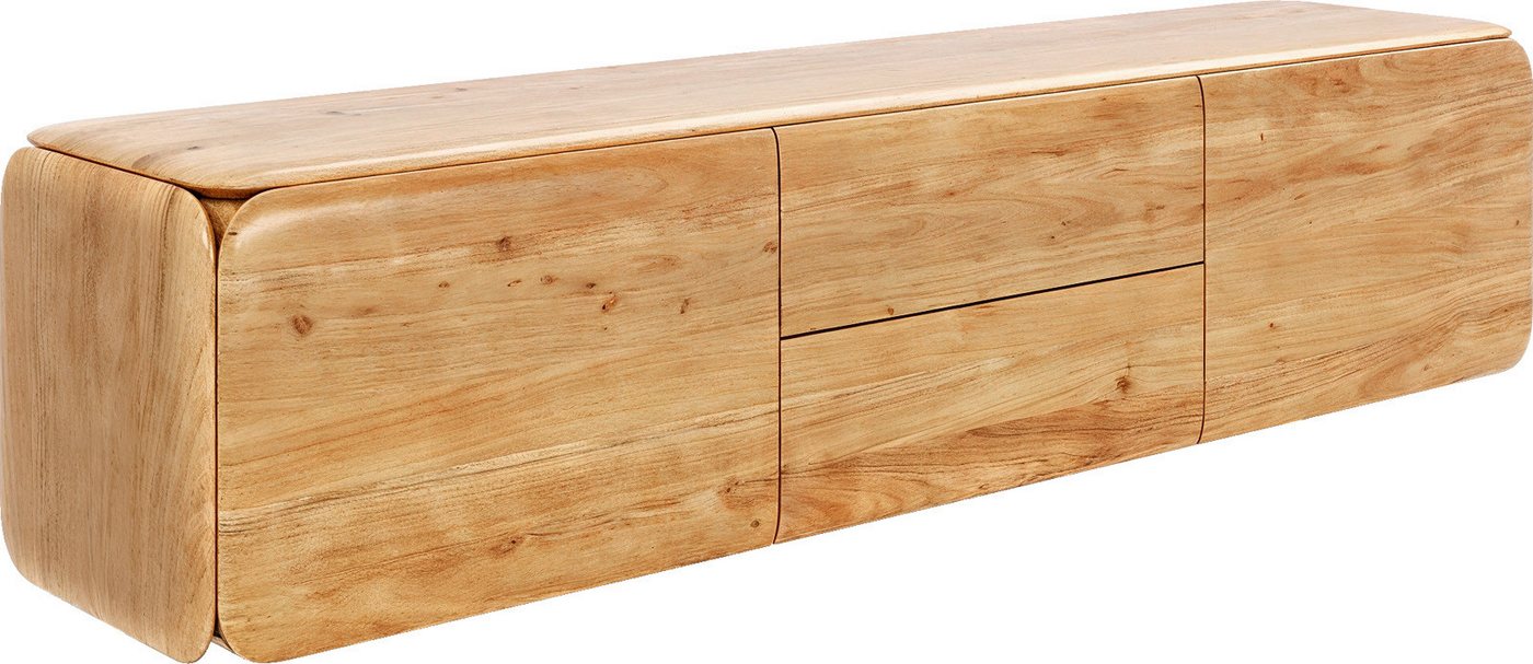 DELIFE Lowboard Shavani, Akazie Natur 175 cm 2 Türen 2 Schubladen schwebend DELIFE Lowboard Shavani, Akazie Natur 175 cm 2 Türen 2 Schubladen schwebend von DELIFE