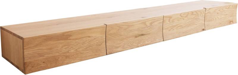DELIFE Lowboard Wyatt, Eiche Natur 220 cm 4 Schübe schwebend Lowboard DELIFE Lowboard Wyatt, Eiche Natur 220 cm 4 Schübe schwebend Lowboard von DELIFE