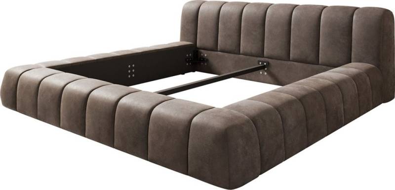 DELIFE Polsterbett Cutio, Mikrofaser Taupe Vintage 180x200 cm DELIFE Polsterbett Cutio, Mikrofaser Taupe Vintage 180x200 cm von DELIFE