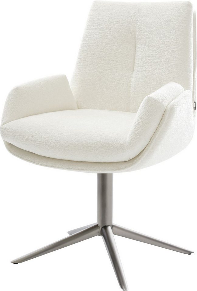 DELIFE Polsterstuhl Clea-Flex, Fußkreuz Graphit Bouclé Soft Beige 360° drehbar Wippfunktion DELIFE Polsterstuhl Clea-Flex, Fußkreuz Graphit Bouclé Soft Beige 360° drehbar Wippfunktion von DELIFE