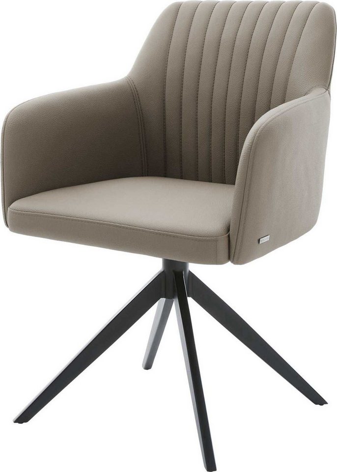 DELIFE Polsterstuhl Greg-Flex, Kreuzgestell breit Schwarz Echt-Leder Schlamm 360° drehbar Wippfunktio DELIFE Polsterstuhl Greg-Flex, Kreuzgestell breit Schwarz Echt-Leder Schlamm 360° drehbar Wippfunktio von DELIFE