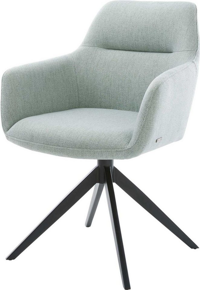 DELIFE Polsterstuhl Pejo-Flex, Kreuzgestell breit Schwarz Stripes Mint 360° drehbar Wippfunktion Tasc DELIFE Polsterstuhl Pejo-Flex, Kreuzgestell breit Schwarz Stripes Mint 360° drehbar Wippfunktion Tasc von DELIFE