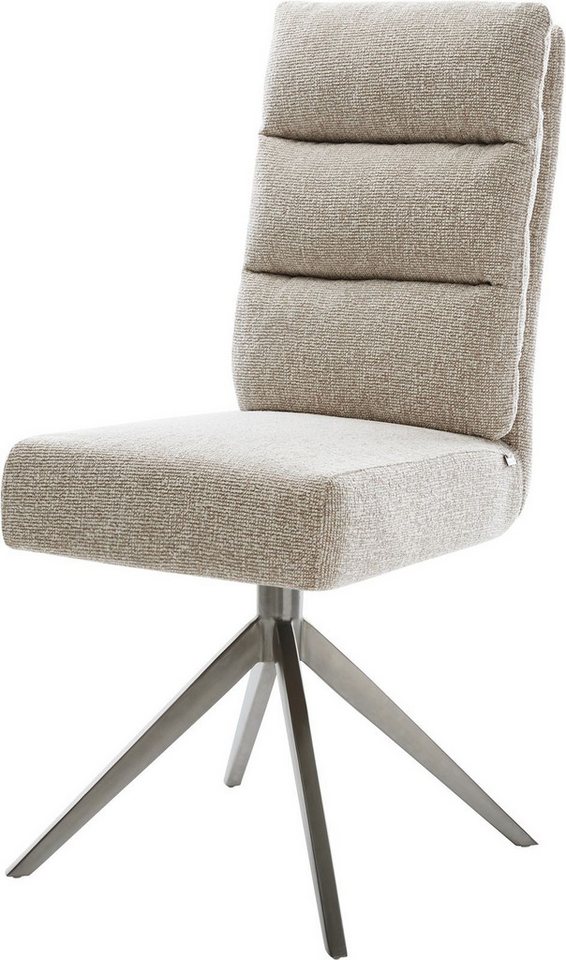 DELIFE Polsterstuhl Pela-Flex, Kreuzgestell breit Graphit Webstoff Soft Beige 360° drehbar Wippfunkti DELIFE Polsterstuhl Pela-Flex, Kreuzgestell breit Graphit Webstoff Soft Beige 360° drehbar Wippfunkti von DELIFE