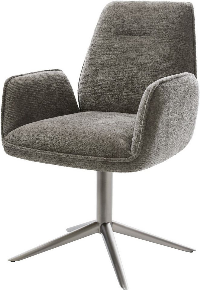 DELIFE Polsterstuhl Zoa-Flex, Fußkreuz Graphit Bouclé Soft Schlamm 360° drehbar Wippfunktion Taschen DELIFE Polsterstuhl Zoa-Flex, Fußkreuz Graphit Bouclé Soft Schlamm 360° drehbar Wippfunktion Taschen von DELIFE