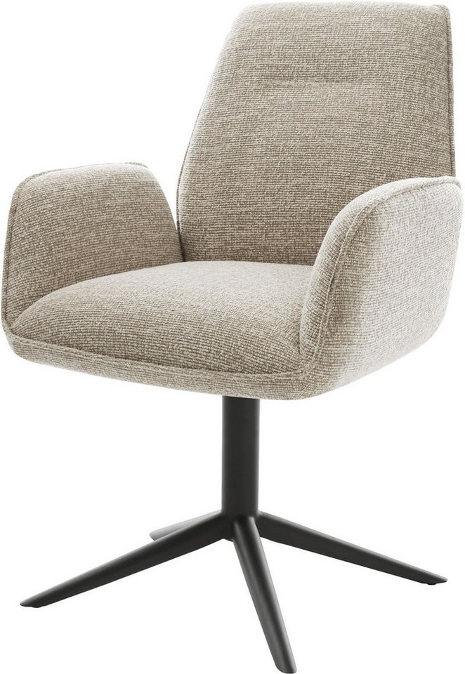 DELIFE Polsterstuhl Zoa-Flex, Fußkreuz Schwarz Webstoff Soft Beige 360° drehbar Wippfunktion Taschen DELIFE Polsterstuhl Zoa-Flex, Fußkreuz Schwarz Webstoff Soft Beige 360° drehbar Wippfunktion Taschen von DELIFE