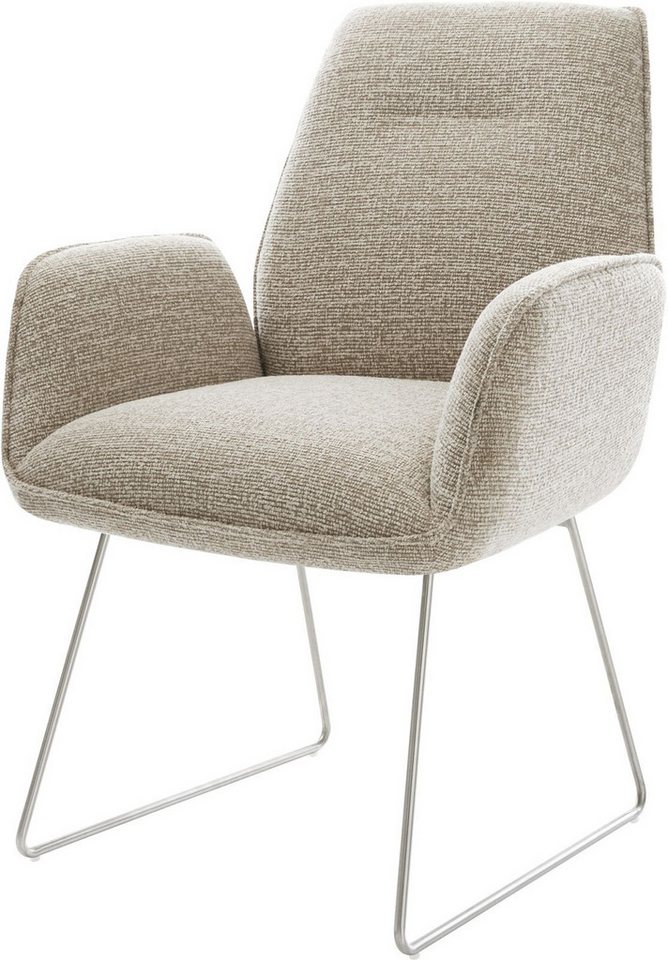 DELIFE Polsterstuhl Zoa-Flex, Kufengestell Edelstahl Webstoff Soft Beige Taschenfederkern DELIFE Polsterstuhl Zoa-Flex, Kufengestell Edelstahl Webstoff Soft Beige Taschenfederkern von DELIFE