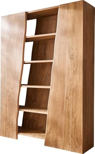 DELIFE Regal Live-Edge Akazie Natur 140x195 cm 2 Türen DELIFE Regal Live-Edge Akazie Natur 140x195 cm 2 Türen von DELIFE
