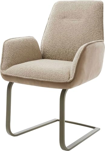 DELIFE Schwingstuhl Zoa-Flex Freischwinger flach Effektfinish Titan Materialmix Schlamm Taschenfederkern DELIFE Schwingstuhl Zoa-Flex Freischwinger flach Effektfinish Titan Materialmix Schlamm Taschenfederkern von DELIFE