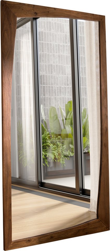 DELIFE Spiegel Wyatt, Akazie Braun 200x100 cm Design Wandspiegel von DELIFE