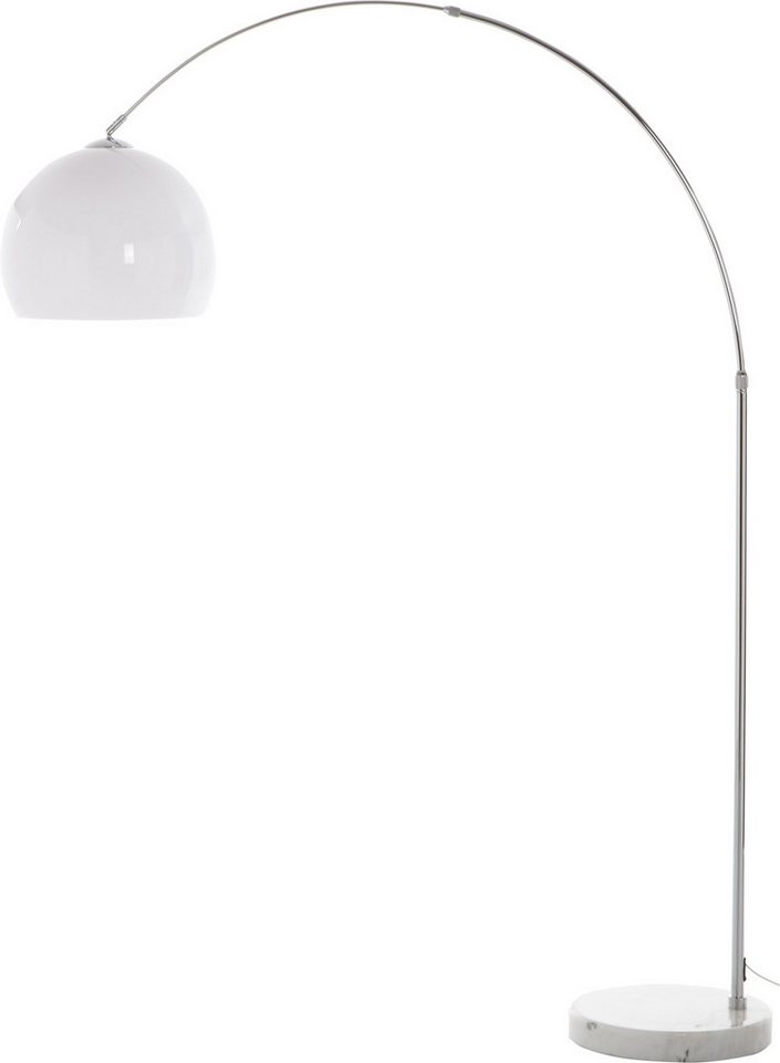 DELIFE Stehlampe Big-Deal, Eco Lounge Weiss Marmor verstellbar Bogenleuchte DELIFE Stehlampe Big-Deal, Eco Lounge Weiss Marmor verstellbar Bogenleuchte von DELIFE