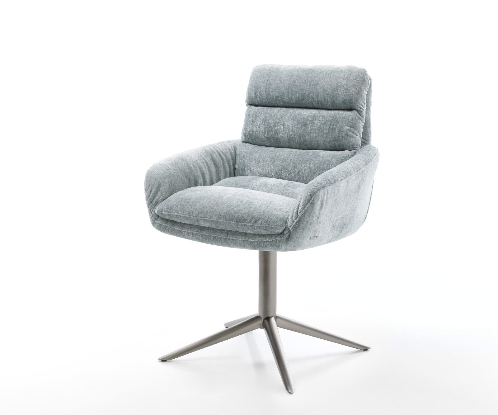 Drehstuhl Abelia-Flex mit Armlehnen Chenille Pastellblau Fußkreuz Graphit 360° drehbar Wippfunktion Drehstuhl Abelia-Flex mit Armlehnen Chenille Pastellblau Fußkreuz Graphit 360° drehbar Wippfunktion von DELIFE