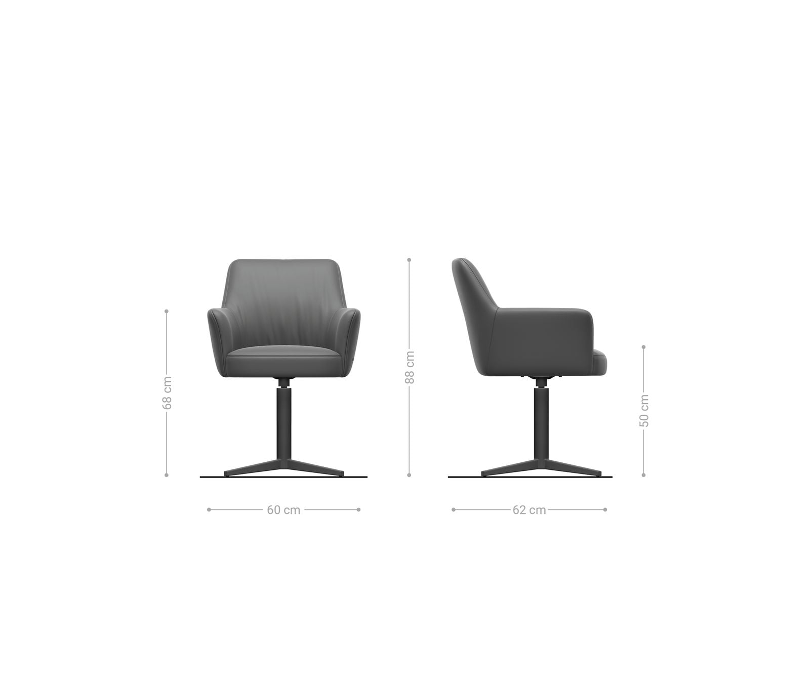 Drehstuhl Xana-Flex mit Armlehnen Bouclé Weiß Fußkreuz Edelstahl 360° drehbar Taschenfederkern Drehstuhl Xana-Flex mit Armlehnen Bouclé Weiß Fußkreuz Edelstahl 360° drehbar Taschenfederkern von DELIFE