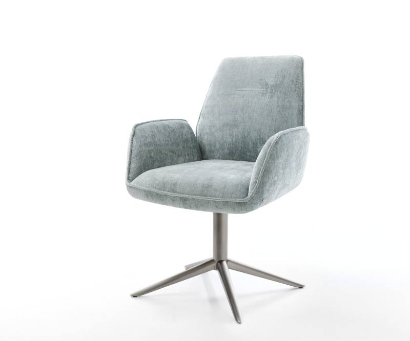 Drehstuhl Zoa-Flex Chenille Pastellblau Fußkreuz Graphit 360° drehbar Wippfunktion Taschenfederkern Drehstuhl Zoa-Flex Chenille Pastellblau Fußkreuz Graphit 360° drehbar Wippfunktion Taschenfederkern von DELIFE