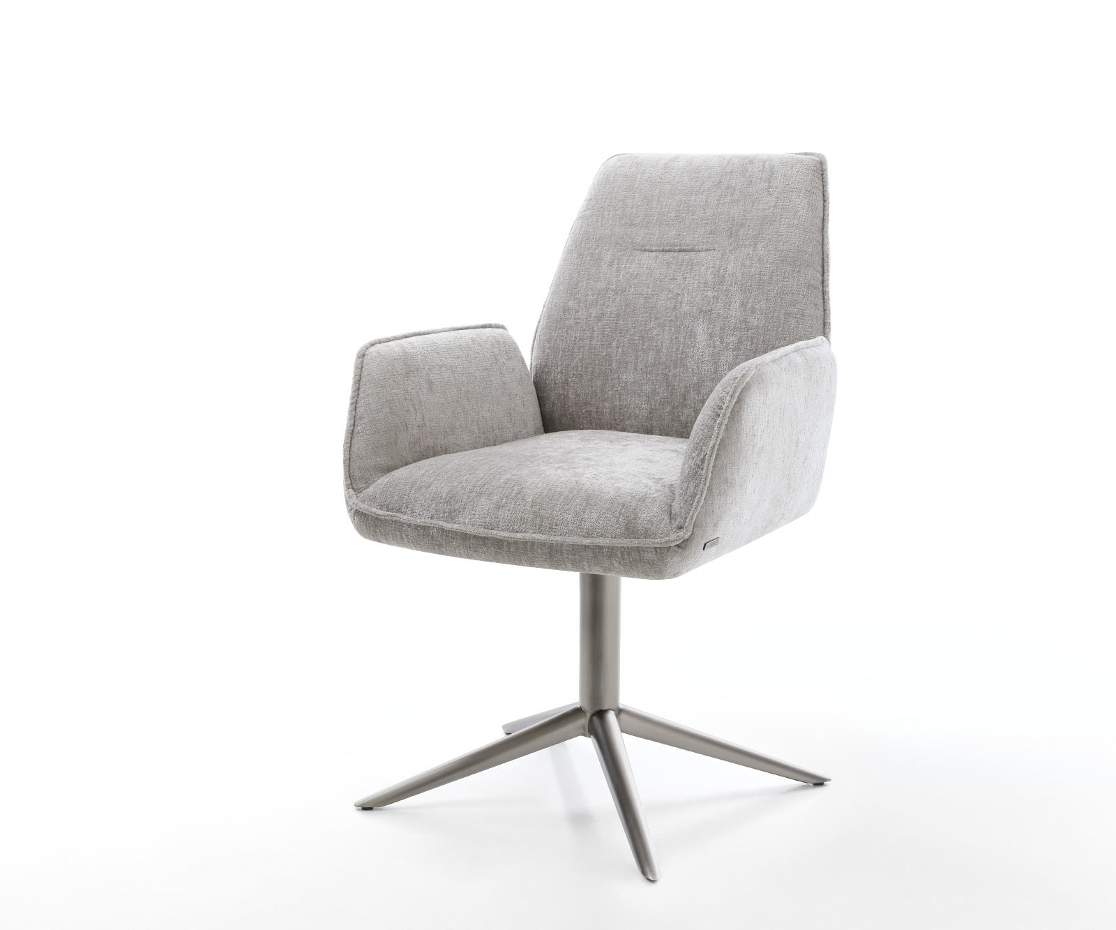 Drehstuhl Zoa-Flex Chenille Silbergrau Fußkreuz Graphit 360° drehbar Wippfunktion Taschenfederkern Drehstuhl Zoa-Flex Chenille Silbergrau Fußkreuz Graphit 360° drehbar Wippfunktion Taschenfederkern von DELIFE