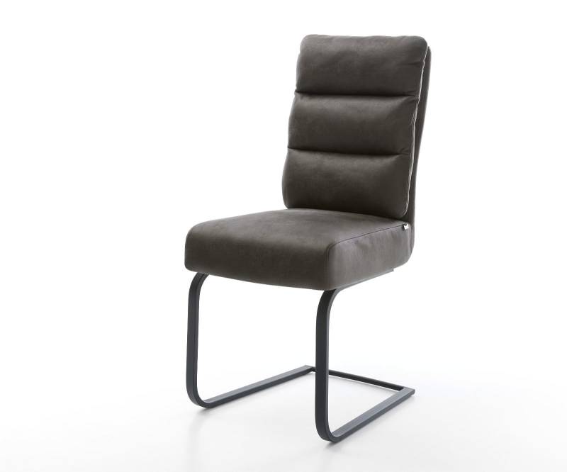 Freischwinger Pela-Flex Mikrofaser Anthrazit Vintage Freischwinger flach Schwarz Taschenfederkern Freischwinger Pela-Flex Mikrofaser Anthrazit Vintage Freischwinger flach Schwarz Taschenfederkern von DELIFE