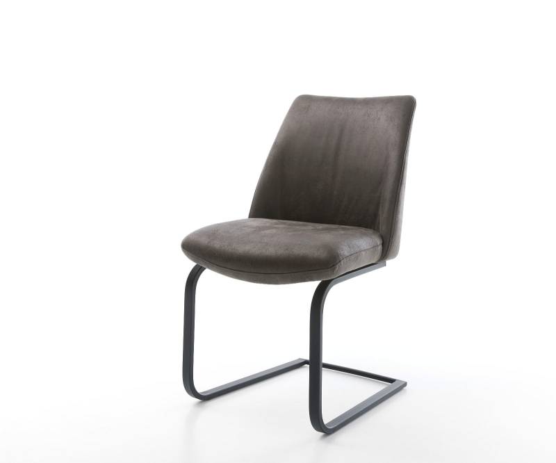 Freischwinger Elso-Flex Mikrofaser Anthrazit Vintage Freischwinger flach Schwarz Taschenfederkern Freischwinger Elso-Flex Mikrofaser Anthrazit Vintage Freischwinger flach Schwarz Taschenfederkern von DELIFE