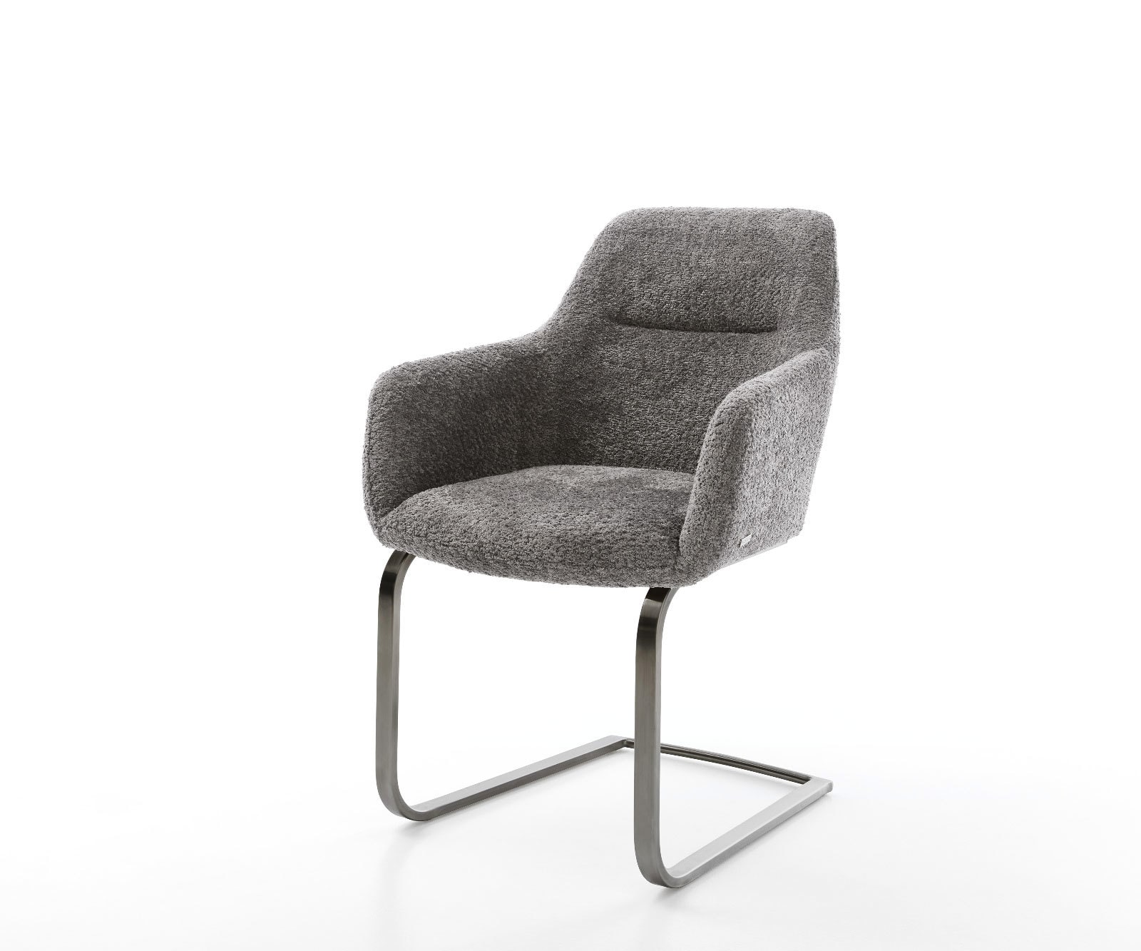 Freischwinger Pejo-Flex Bouclé Grau Freischwinger flach Graphit Taschenfederkern Freischwinger Pejo-Flex Bouclé Grau Freischwinger flach Graphit Taschenfederkern von DELIFE