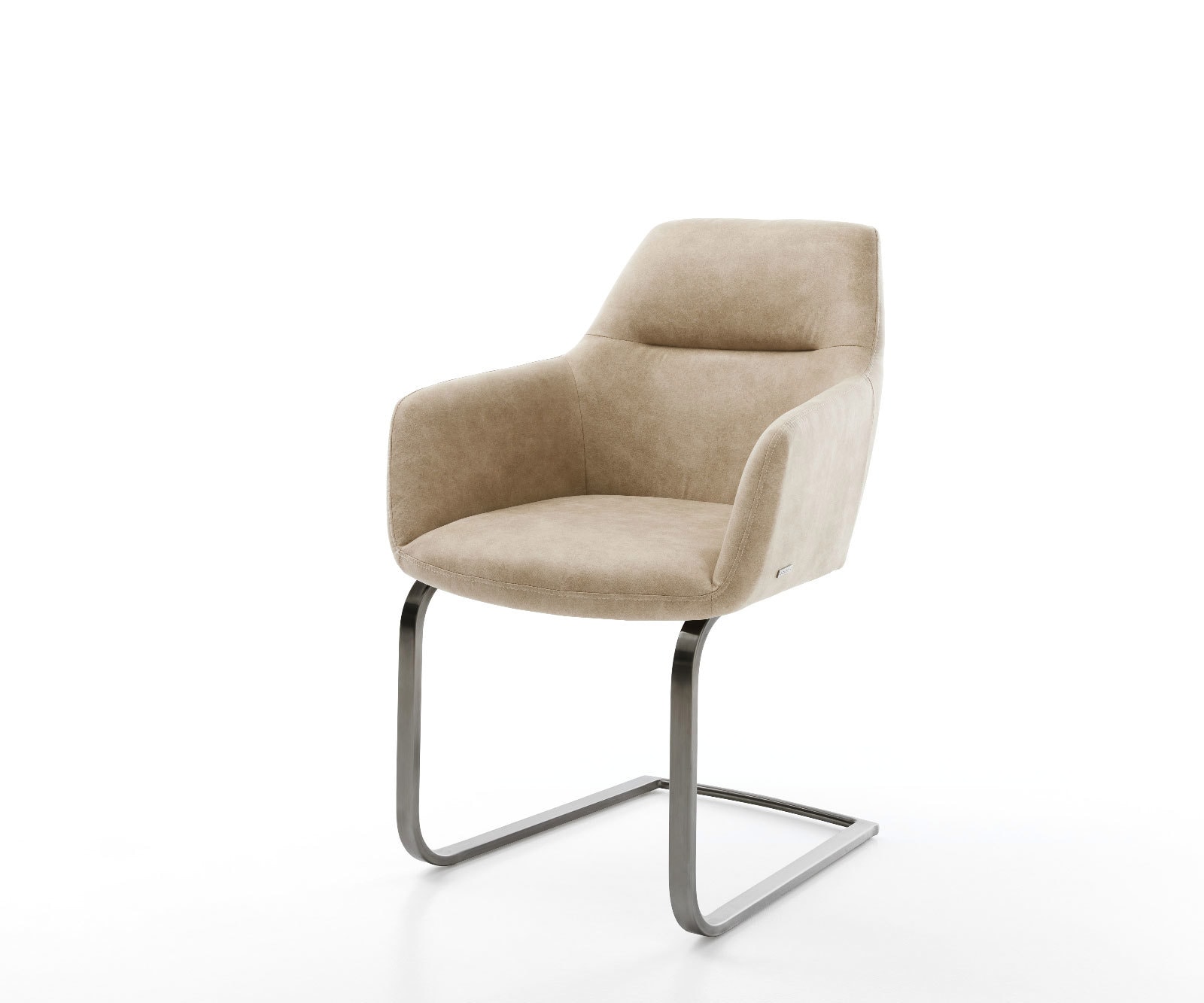 Freischwinger Pejo-Flex Mikrofaser Beige Vintage Freischwinger flach Graphit Taschenfederkern Freischwinger Pejo-Flex Mikrofaser Beige Vintage Freischwinger flach Graphit Taschenfederkern von DELIFE