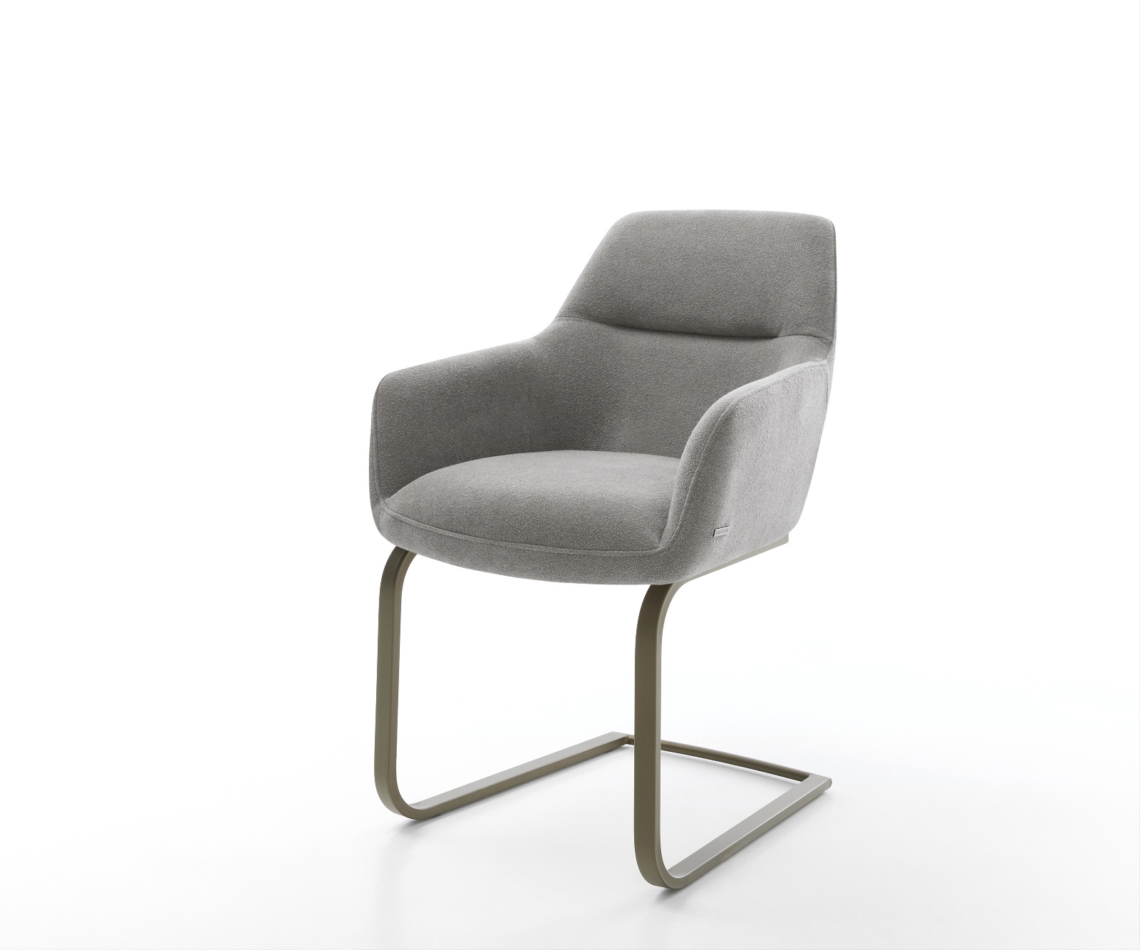 Freischwinger Pejo-Flex Strukturstoff Soft Grau Freischwinger flach Effektfinish Titan Taschenfederkern Freischwinger Pejo-Flex Strukturstoff Soft Grau Freischwinger flach Effektfinish Titan Taschenfederkern von DELIFE