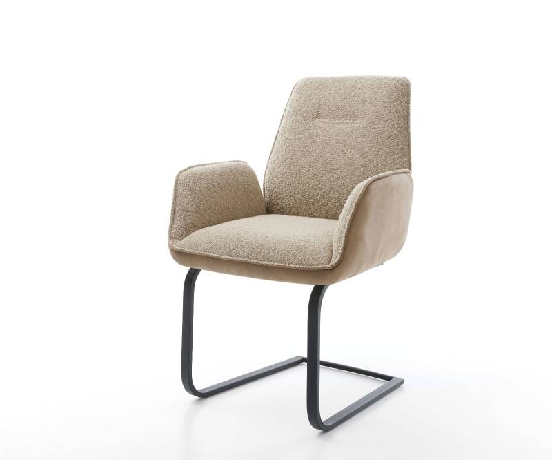 Freischwinger Zoa-Flex Materialmix Schlamm Freischwinger flach Schwarz Taschenfederkern Freischwinger Zoa-Flex Materialmix Schlamm Freischwinger flach Schwarz Taschenfederkern von DELIFE