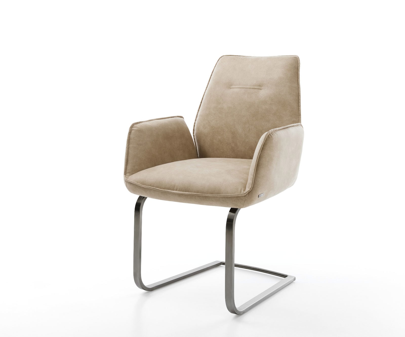 Freischwinger Zoa-Flex Mikrofaser Beige Vintage Freischwinger flach Graphit Taschenfederkern Freischwinger Zoa-Flex Mikrofaser Beige Vintage Freischwinger flach Graphit Taschenfederkern von DELIFE