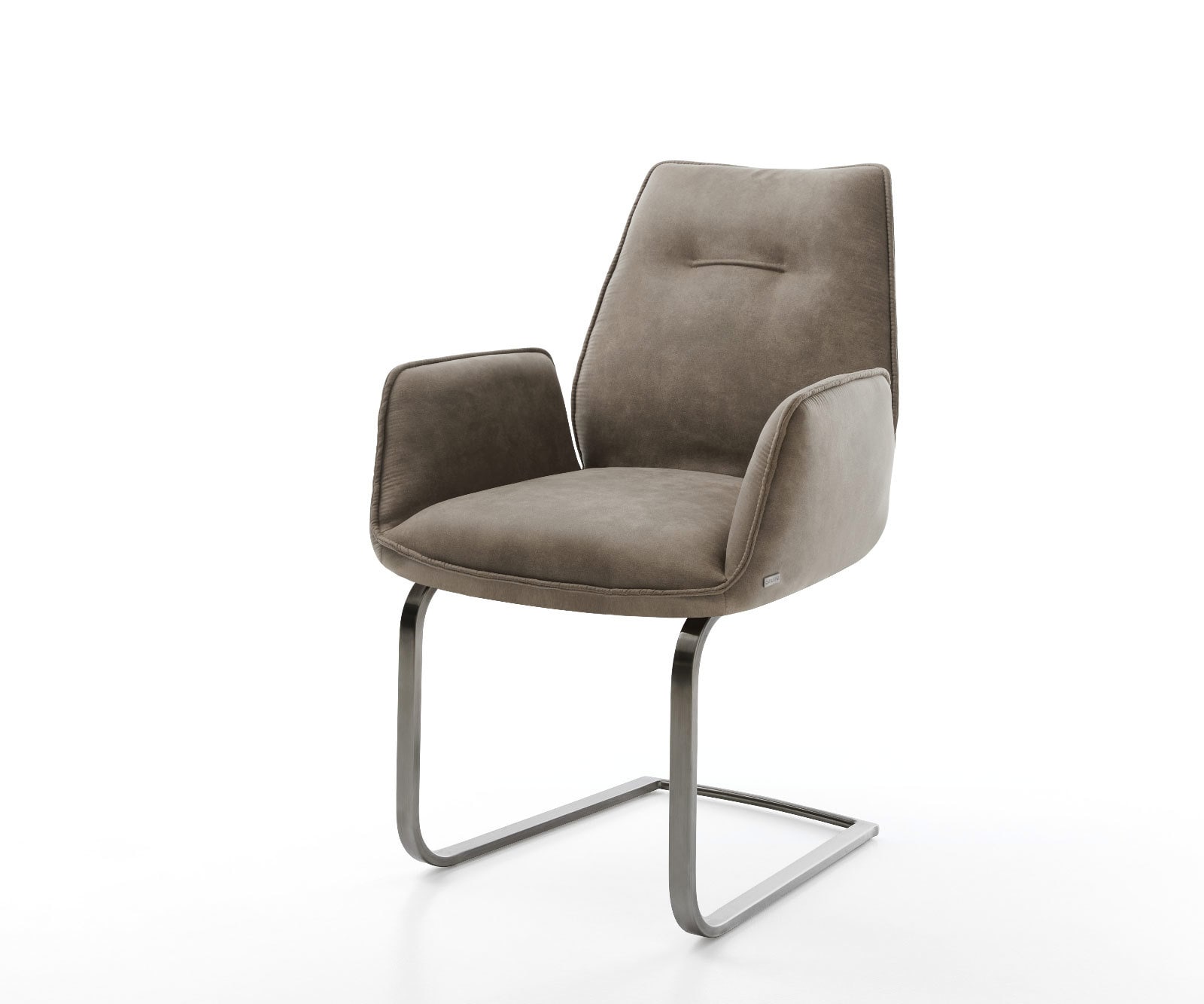 Freischwinger Zoa-Flex Mikrofaser Taupe Vintage Freischwinger flach Graphit Taschenfederkern Freischwinger Zoa-Flex Mikrofaser Taupe Vintage Freischwinger flach Graphit Taschenfederkern von DELIFE