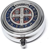Rosenkranz Und Rosenkranzbox, Kreuz Des Heiligen Benedikt, 4 cm von DELLARTEsrl