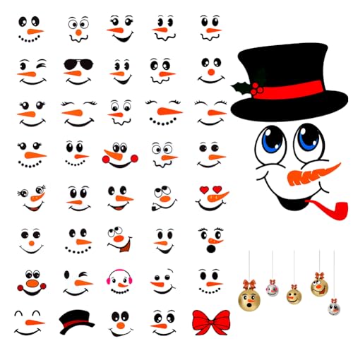 DELORIGIN 3 Blatt Weihnachtsaufkleber Mit Schneemanngesicht Zum Basteln Wasserdichte Weihnachtsaufkleber Weihnachtsaufkleber Für Ornamente Kugeln Flaschen Fenster Wand Partydekorationen DELORIGIN 3 Blatt Weihnachtsaufkleber Mit Schneemanngesicht Zum Basteln Wasserdichte Weihnachtsaufkleber Weihnachtsaufkleber Für Ornamente Kugeln Flaschen Fenster Wand Partydekorationen von DELORIGIN