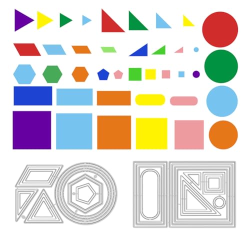 DELORIGIN 40 Stück Grußkarten Stanzformen Geometrie Stanzformen Aus Karbonstahl Kreise Geometrie Prägeschablonen Mit Rechteck Stichstanzen Stamping Schablone Für Abschlussfeier Einklebebuch DELORIGIN 40 Stück Grußkarten Stanzformen Geometrie Stanzformen Aus Karbonstahl Kreise Geometrie Prägeschablonen Mit Rechteck Stichstanzen Stamping Schablone Für Abschlussfeier Einklebebuch von DELORIGIN