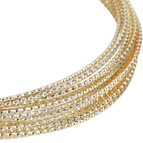 DELORIGIN 5 m 14 Karat Vergoldeter Draht 1.2mm Rund Halbhart Perlenschnur Kupferdraht Weicher Draht Für Schmuck Armbänder Halsketten Charms Perlenarbeiten Basteln Verpacken Gartenarbeit DELORIGIN 5 m 14 Karat Vergoldeter Draht 1.2mm Rund Halbhart Perlenschnur Kupferdraht Weicher Draht Für Schmuck Armbänder Halsketten Charms Perlenarbeiten Basteln Verpacken Gartenarbeit von DELORIGIN
