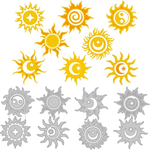 DELORIGIN Stanzformen Mit Sonne Mond Und Stern Totem Metall Stanzformen Zur Kartenherstellung Prägeschablonen Stanzschablonen Vorlage Für DIY Scrapbooking Fotoalben Papierkarten DELORIGIN Stanzformen Mit Sonne Mond Und Stern Totem Metall Stanzformen Zur Kartenherstellung Prägeschablonen Stanzschablonen Vorlage Für DIY Scrapbooking Fotoalben Papierkarten von DELORIGIN