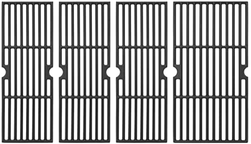 Gusseisen Grillroste für Charbroil Performance 5 Brenner Grills 463275517 463243518 463243519 463275717, Grillgitter für Charbroil Performance 6 Brenner 46327444 19 Gr. ill, G470-0002-W1 G470-0003-W1 von DELSbbq