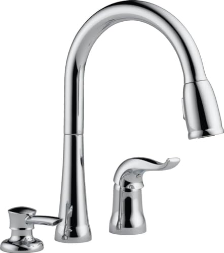 DELTA FAUCET 16970-SD-DST Kate Pull-Down, Chrom, 4.00 x 13.00 x 20.00 inches von DELTA FAUCET