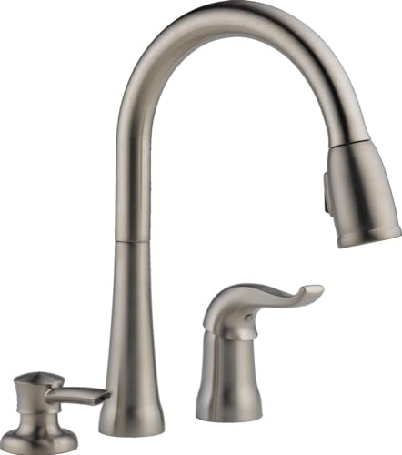 DELTA FAUCET 16970-SSSD-DST Kate Pull-Down, Rostfrei, Overall Height: 14-5/16 von DELTA FAUCET