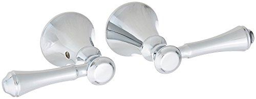 DELTA FAUCET H297 Cassidy Badewannenarmatur/Bidet-Griff-Set, zwei Hebel, Chrom von DELTA FAUCET