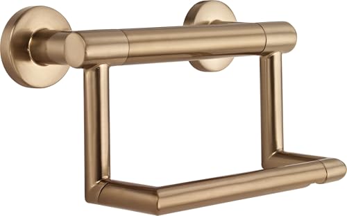 Delta Faucet 41550-CZ Moderner Taschentuchhalter/Assist-Bar, Champagnerbronzefarben von Delta